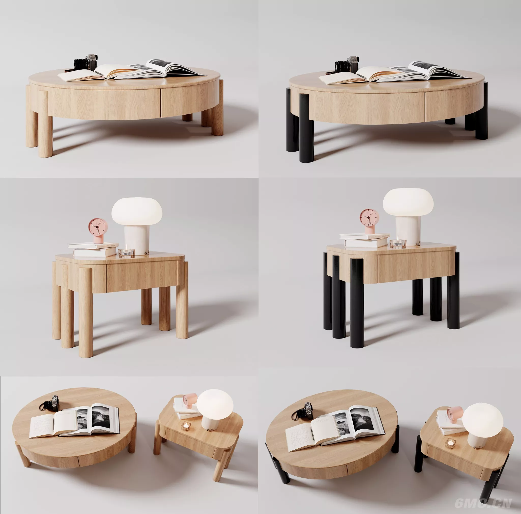 WABI SABI COFFEE TABLE - SKETCHUP 3D MODEL - ENSCAPE - 246613