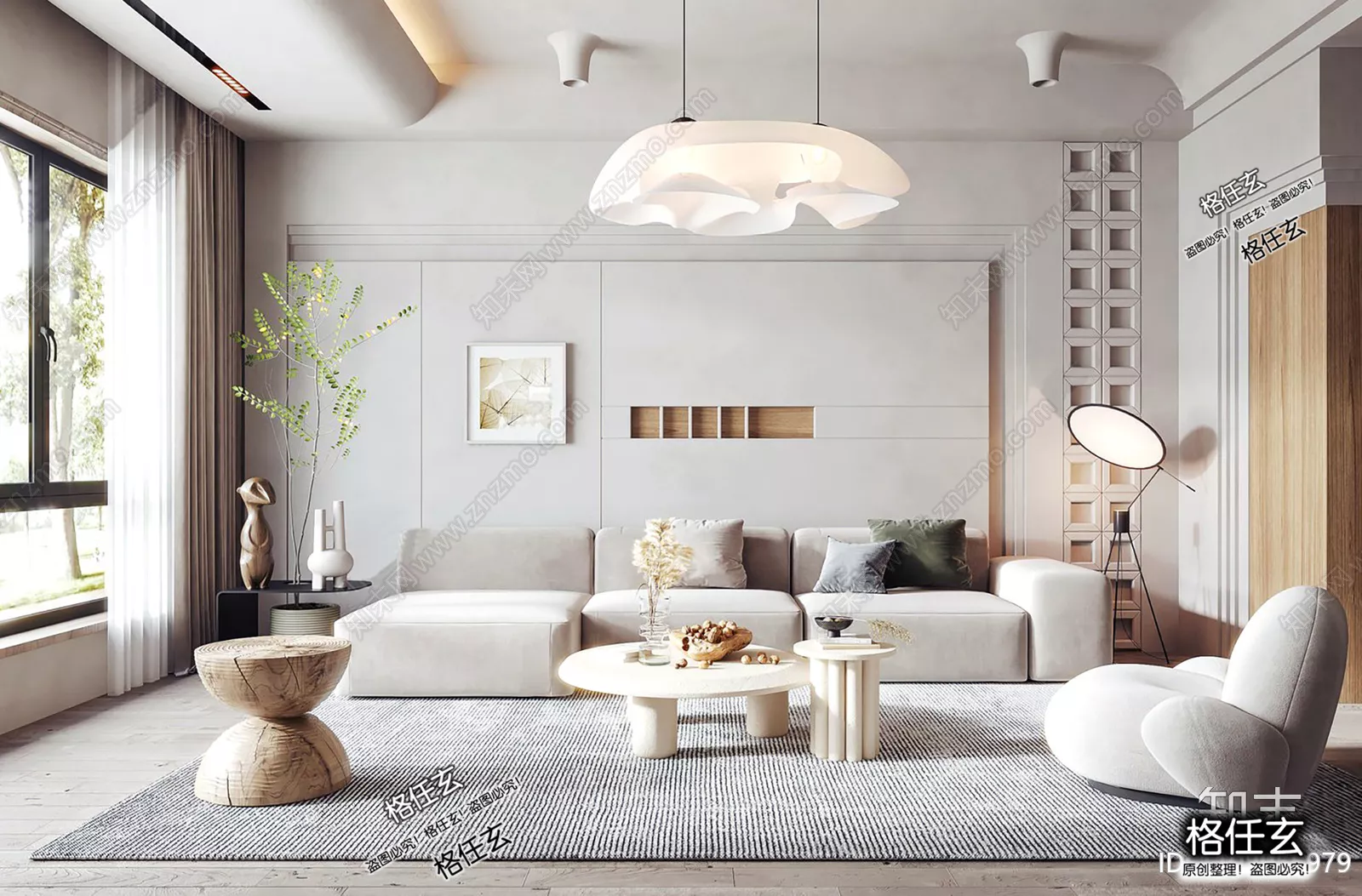 WABI SABI INTERIOR COLLECTION - SKETCHUP 3D SCENE - VRAY OR ENSCAPE - ID17761