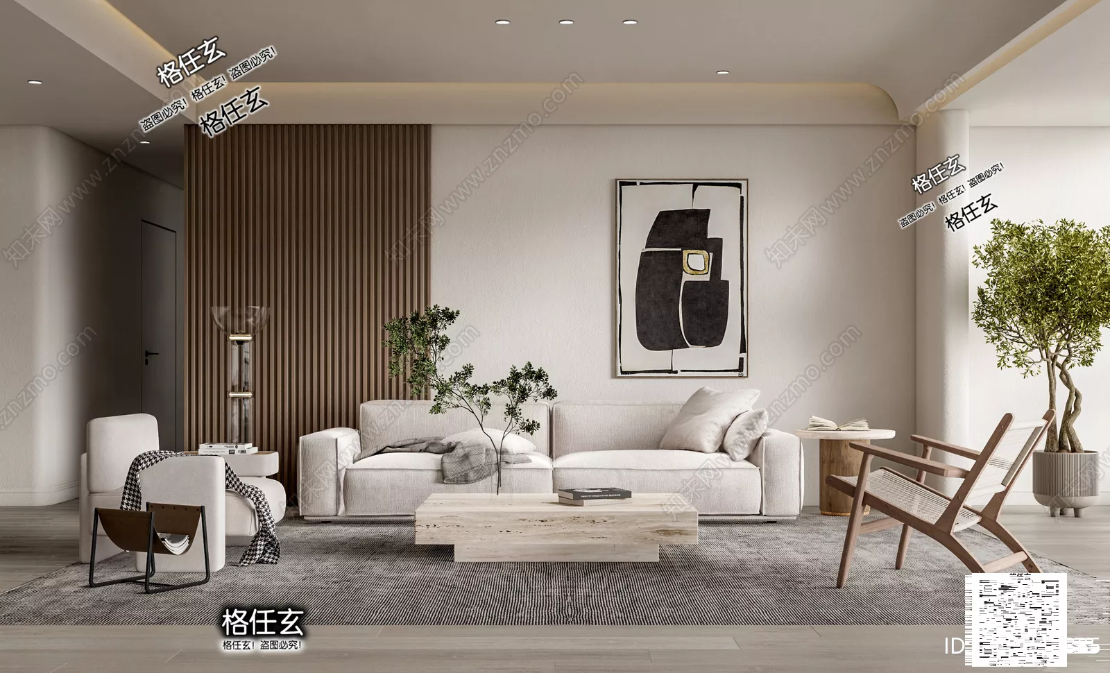 WABI SABI INTERIOR COLLECTION - SKETCHUP 3D SCENE - VRAY OR ENSCAPE - ID17767