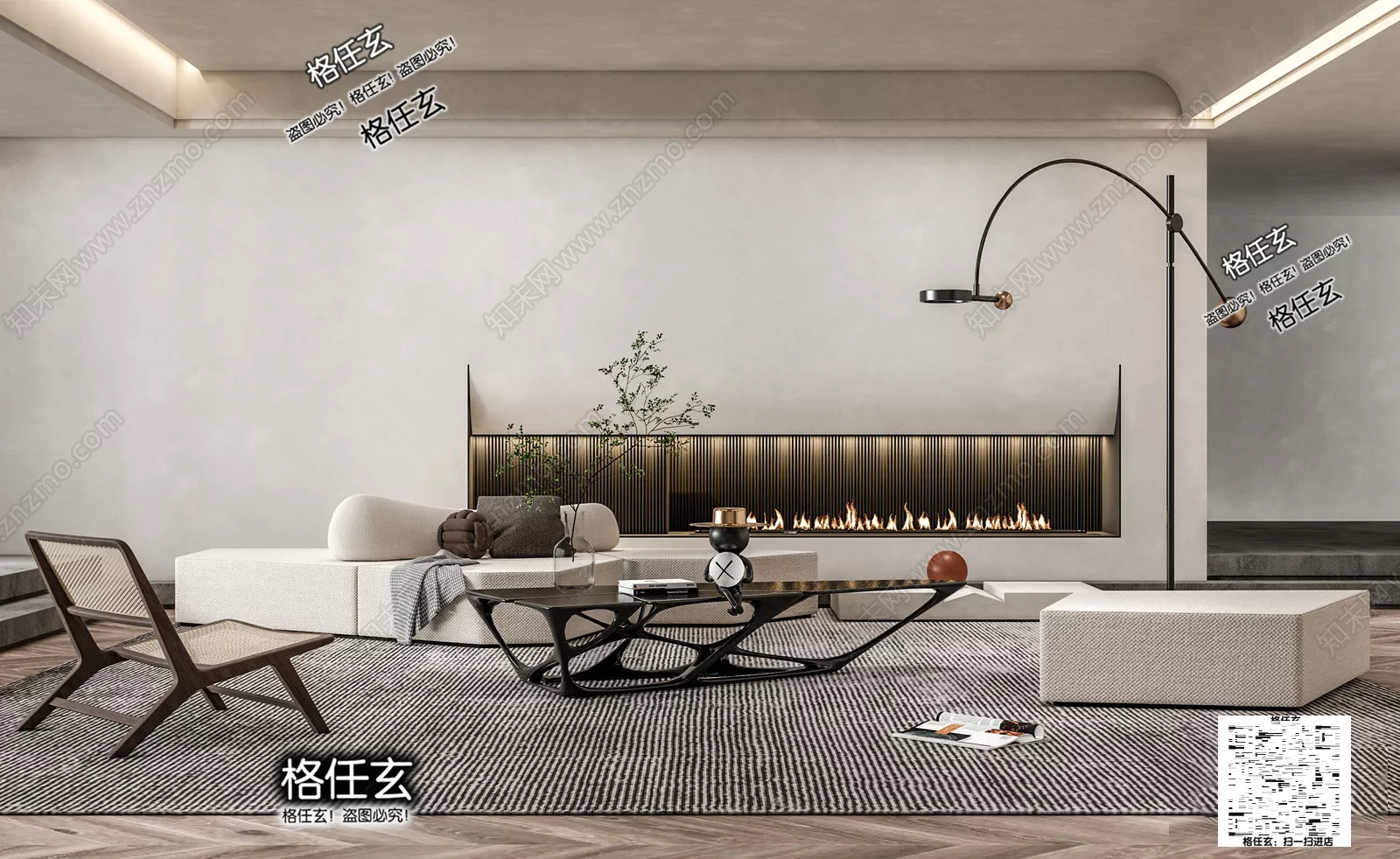 WABI SABI INTERIOR COLLECTION - SKETCHUP 3D SCENE - VRAY OR ENSCAPE - ID17784