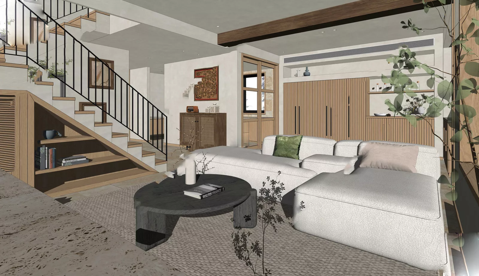 WABI SABI INTERIOR COLLECTION - SKETCHUP 3D SCENE - VRAY OR ENSCAPE - ID17882
