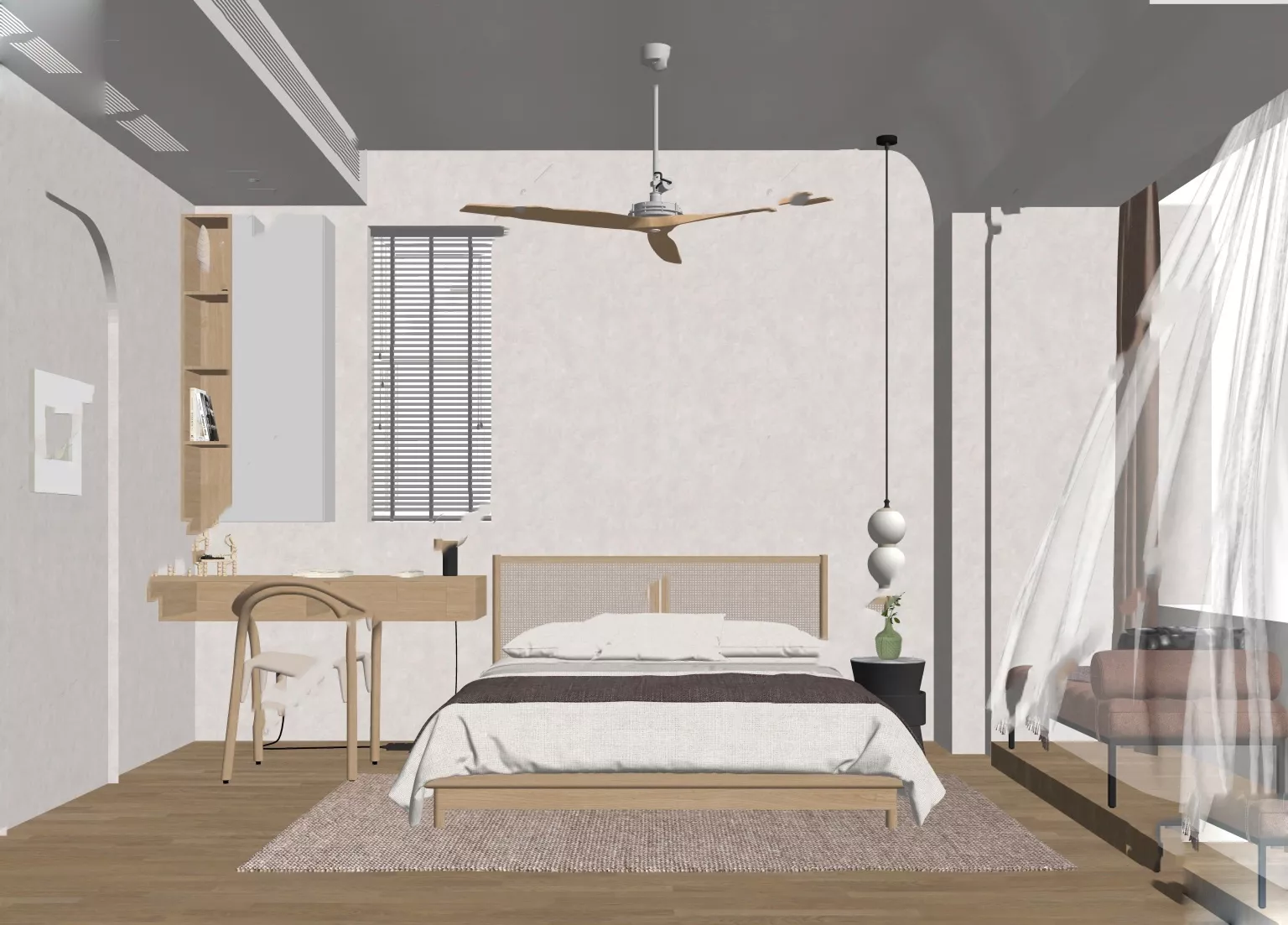 WABI SABI INTERIOR COLLECTION - SKETCHUP 3D SCENE - VRAY OR ENSCAPE - ID17886