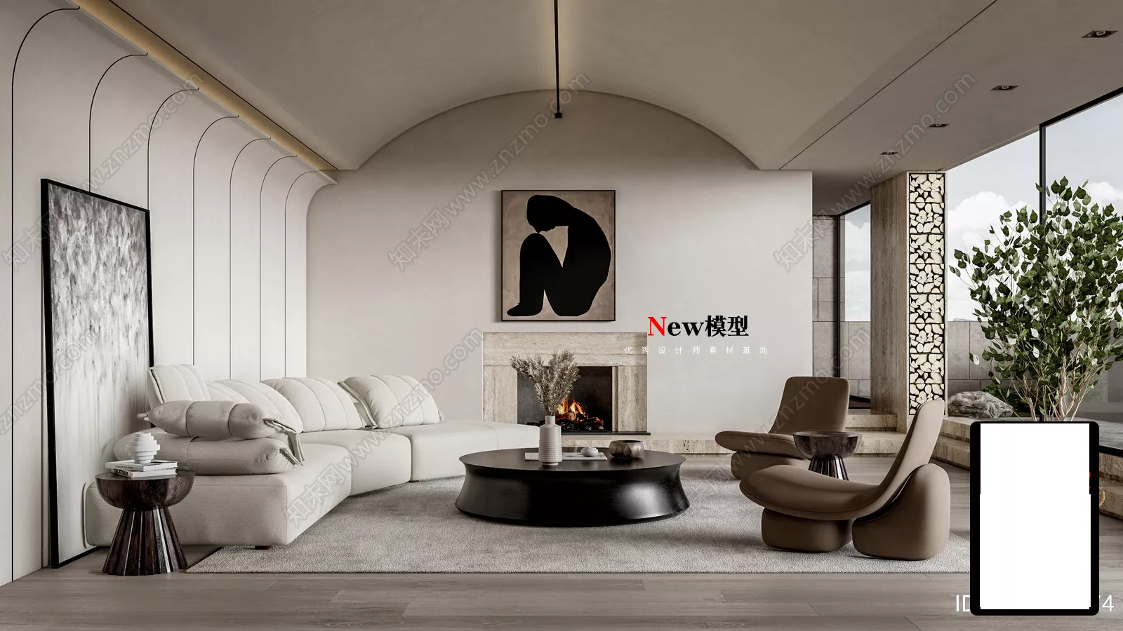 WABI SABI INTERIOR COLLECTION - SKETCHUP 3D SCENE - VRAY OR ENSCAPE - ID17932