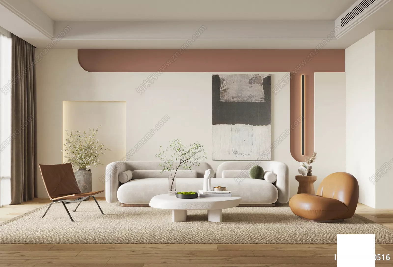 WABI SABI INTERIOR COLLECTION - SKETCHUP 3D SCENE - VRAY OR ENSCAPE - ID17940