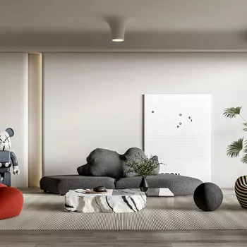 WABI SABI LIVING ROOM - SKETCHUP 3D SCENE - ENSCAPE - ID18000