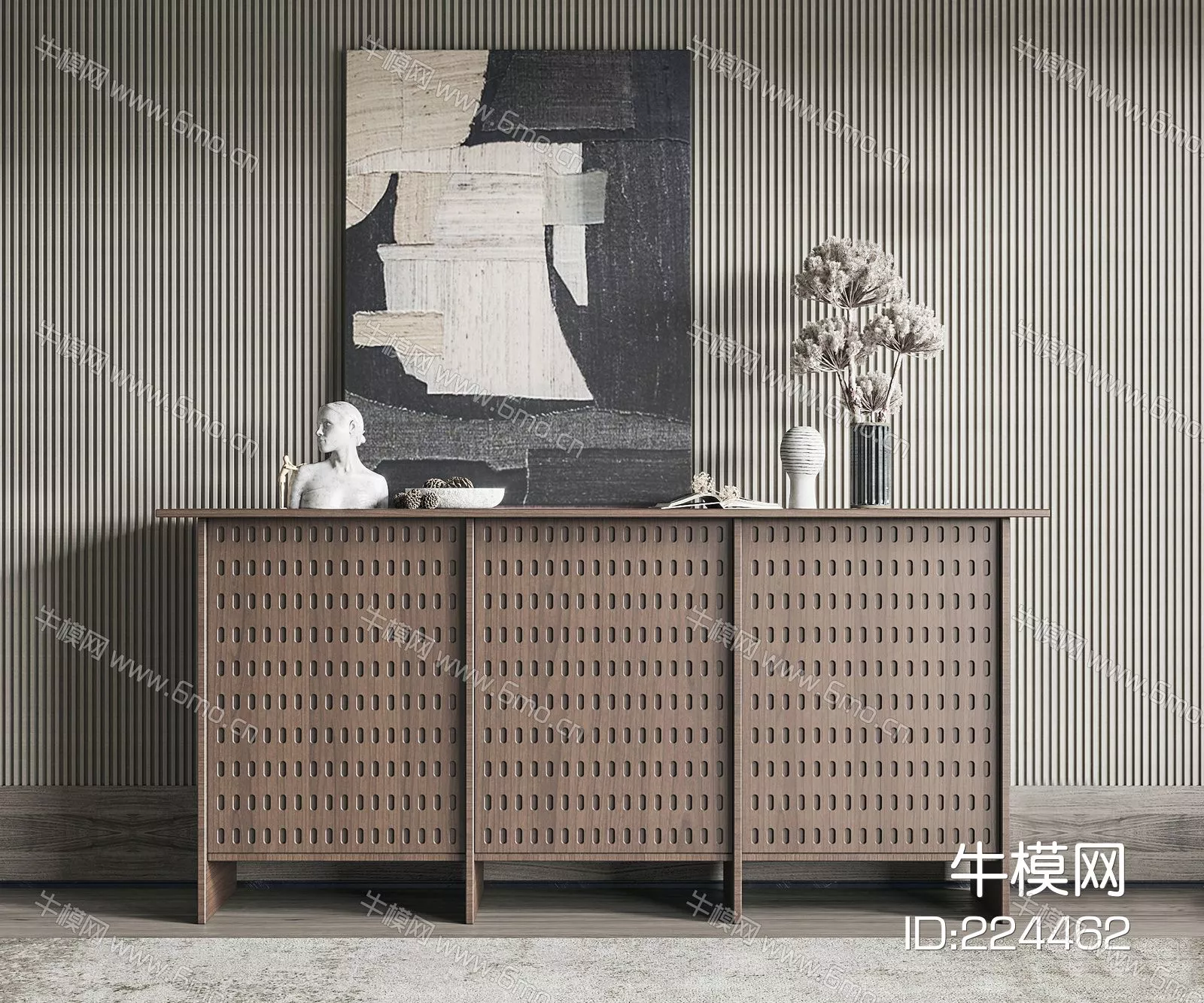 WABI SABI SIDEBOARD - SKETCHUP 3D MODEL - ENSCAPE - 224462